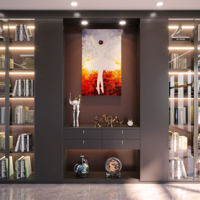 现代书柜 装饰柜