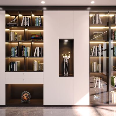 现代书柜 装饰柜