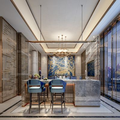 现代轻奢家居餐厅