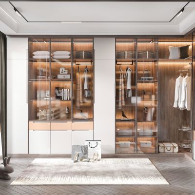 现代衣帽间