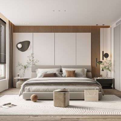 现代风格卧室