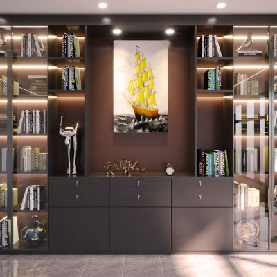 现代书柜 装饰柜