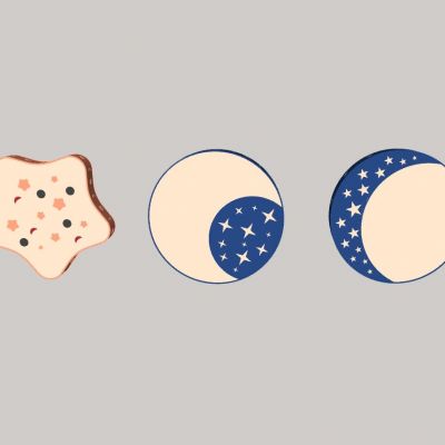 现代儿童吸顶灯 星形图案吸顶灯 男童卧室 女童卧室