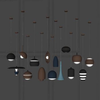 吊灯组合 单头吊灯 现代简约 餐厅吊灯 床头灯具 吧台吊灯