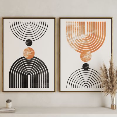 现代几何主义挂画