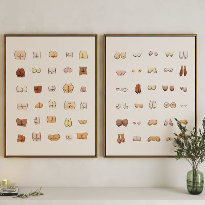 现代女性艺术挂画