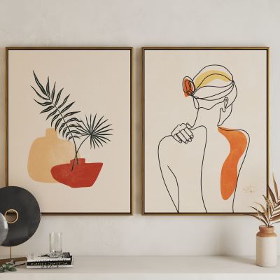 现代女性艺术挂画