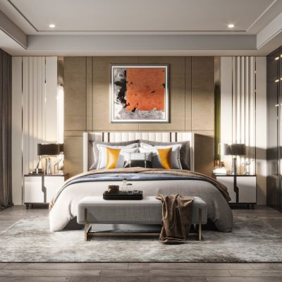 现代卧室