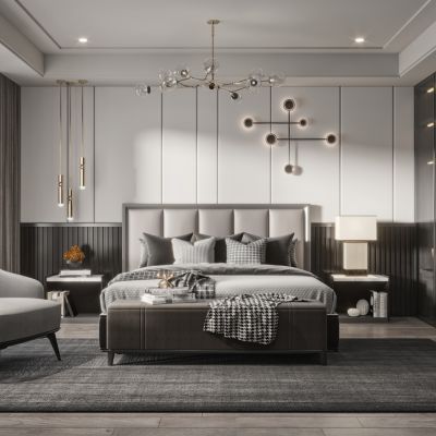 现代卧室
