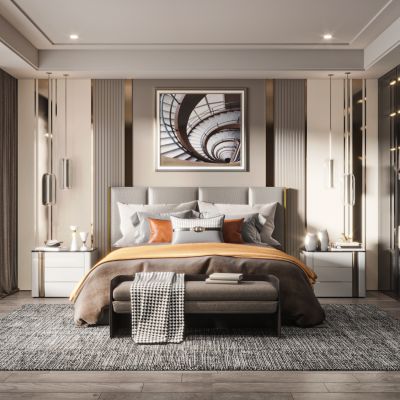 现代卧室