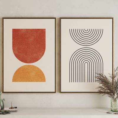 现代几何主义挂画