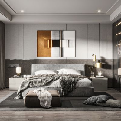 现代卧室