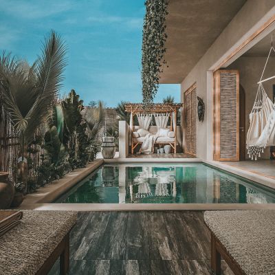 侘寂风庭院泳池