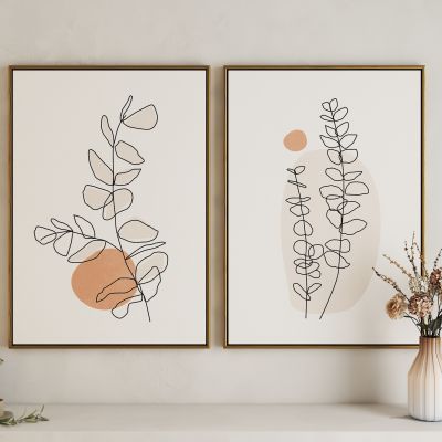 现代植物艺术挂画
