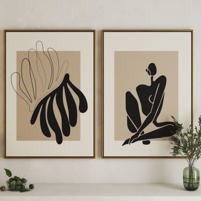 现代女性艺术挂画