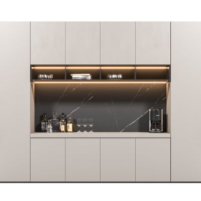 现代酒柜玻璃柜