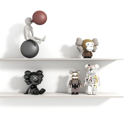 现代雕塑摆件组合