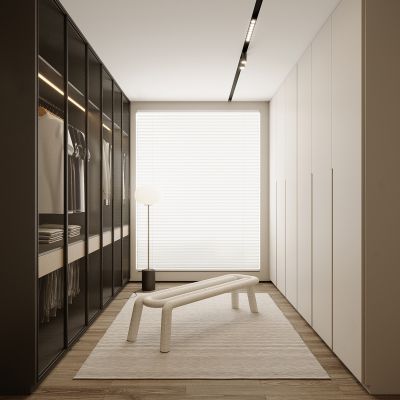 现代衣帽间