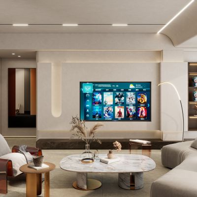 诧寂风圆弧灯客厅