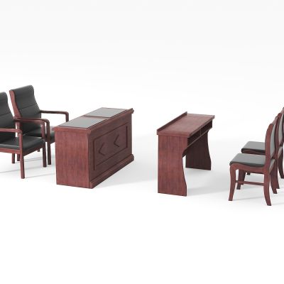 政府，党建大会议室，培训室中式桌椅