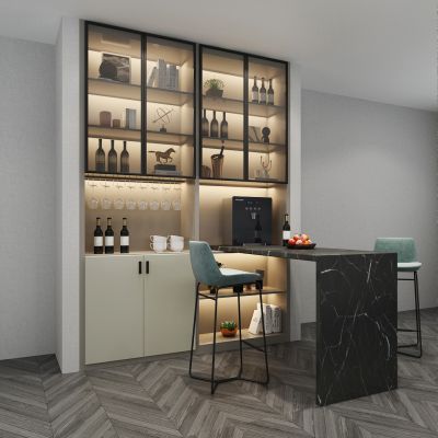 酒柜及吧台组合