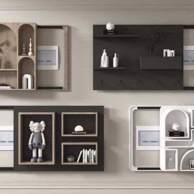 现代 电表箱隐藏壁柜