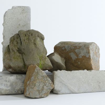 现代自然风石块岩石