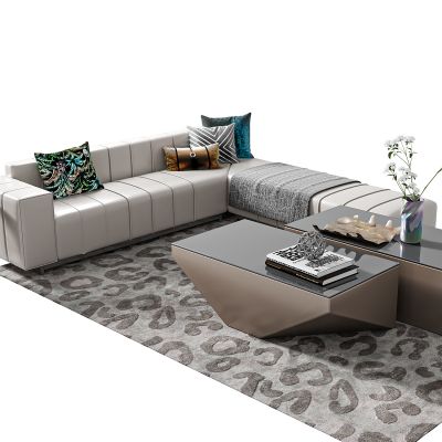 现代沙发茶几组合