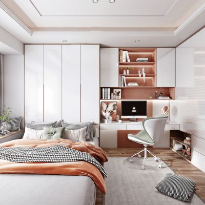 现代榻榻米卧室