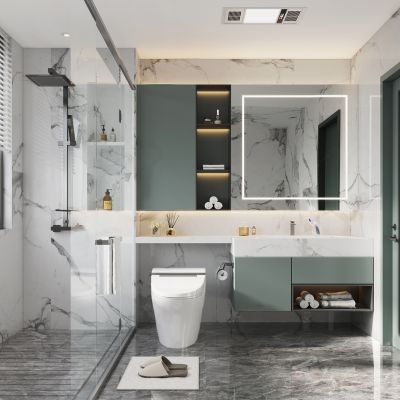 现代卫生间 淋浴间