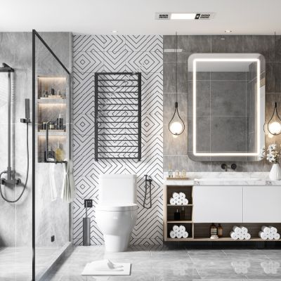 现代家居卫生间