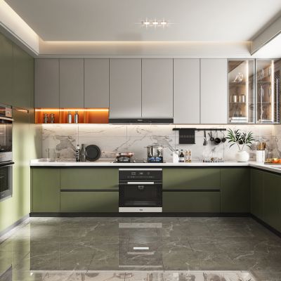 现代家居开放厨房