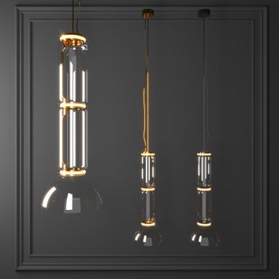现代玻璃吊灯