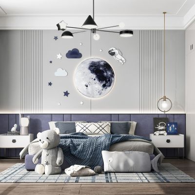 现代儿童房 卧室 男孩房