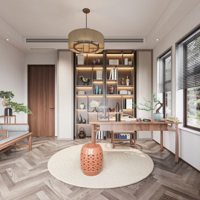 新中式书房