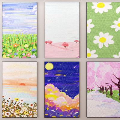  现代简约极简侘寂风装饰画