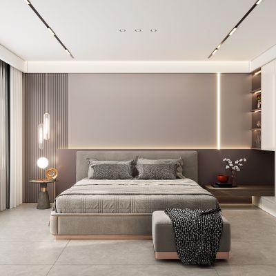 现代简约卧室
