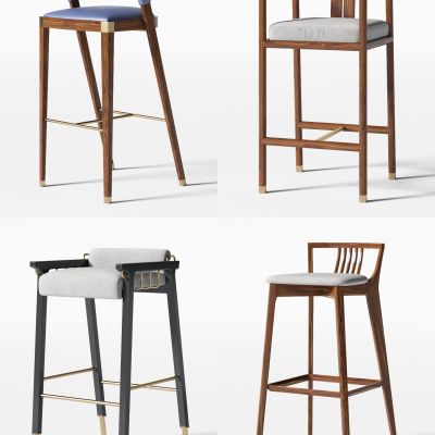 新中式 吧椅