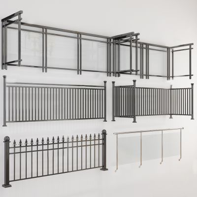 现代铁艺栏杆 护栏 不锈钢栏杆