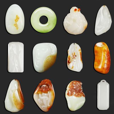 新中式玉器 玉佩 平安扣