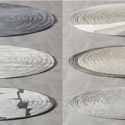 现代地毯 圆形地毯