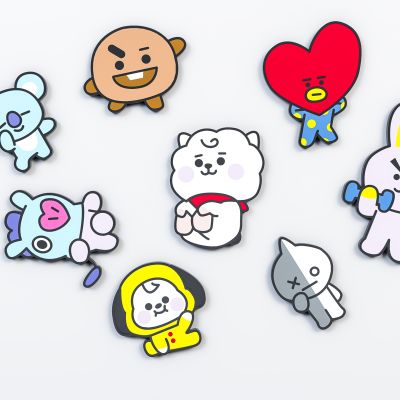 现代潮玩Q版卡通壁灯3D卡通