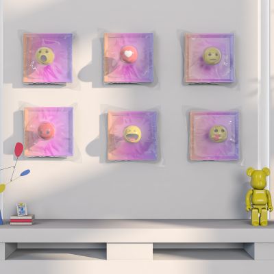 现代潮玩插画装饰画美陈