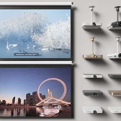 投影仪_投影幕布