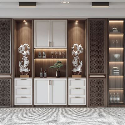 新中式酒柜