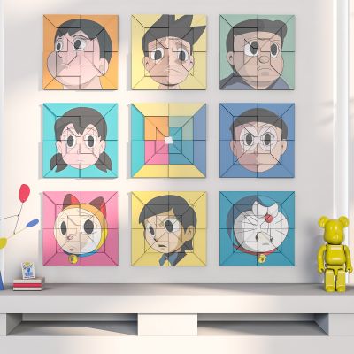 现代潮玩插画装饰画美陈