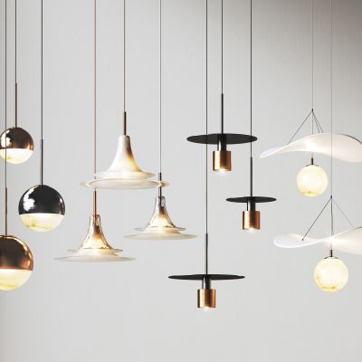 现代金属小吊灯