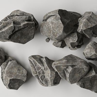 现代石头 景观石头 碎石