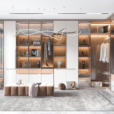 现代衣帽间