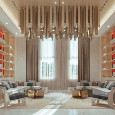 现代售楼处VIP签约室 